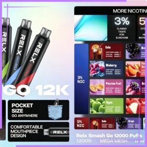 Relx Smash Go 12000 Puffs 一次性電子煙